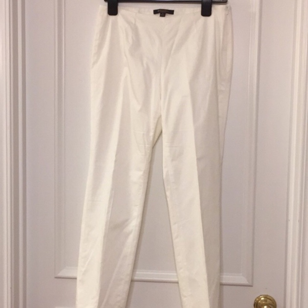 Brooks Brothers Natalie Fit White Pants
